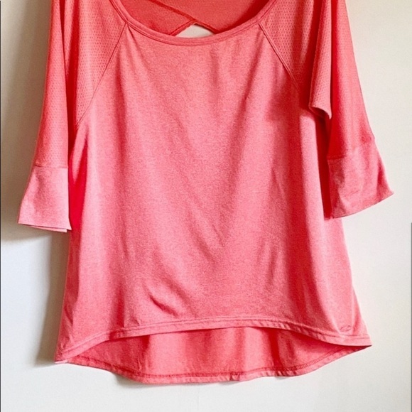 Champion Activewear Top Pink Coral Size M - Picture 4 of 6